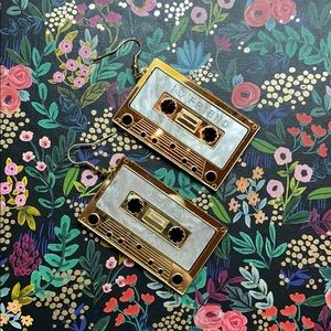 Cassette tape earrings✨